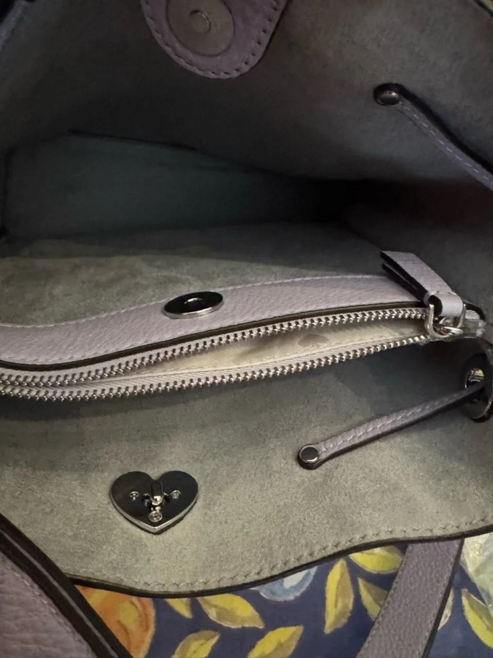 kate spade lavender pebbled leather shoulder bag - Picture 12 of 12